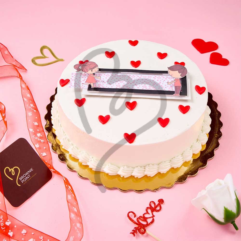 Valentine Slide Cake
