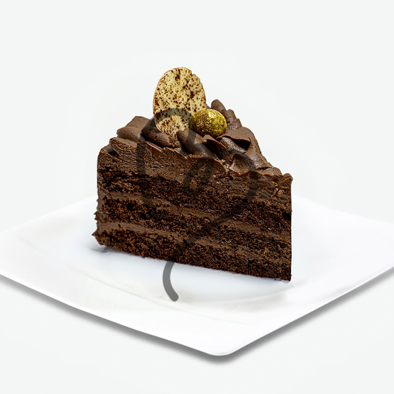 Belgian Chocolate Orange Cake Slice