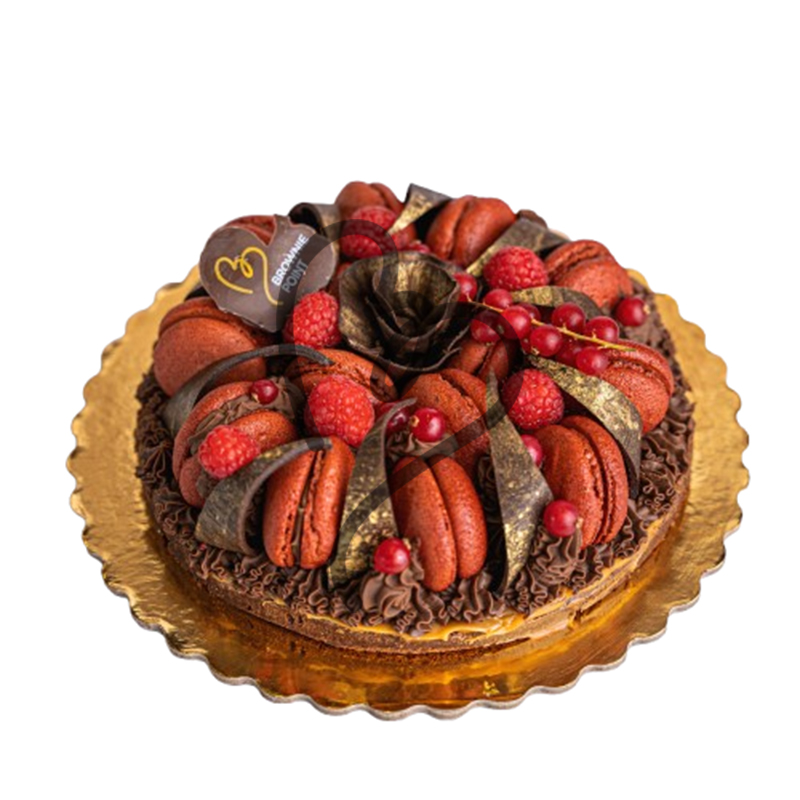 Brownie Macronade Cake