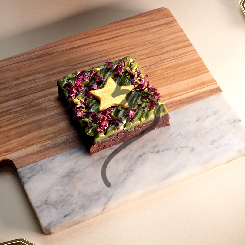Ramadan Brownie Slab (Pistachio)
