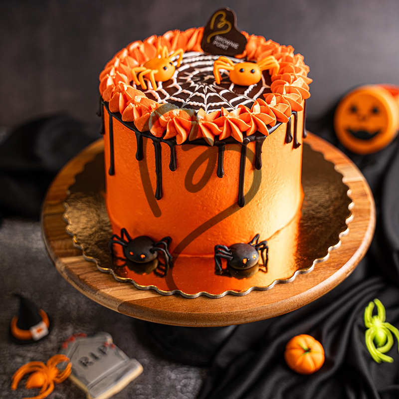 Halloween Spider Cake