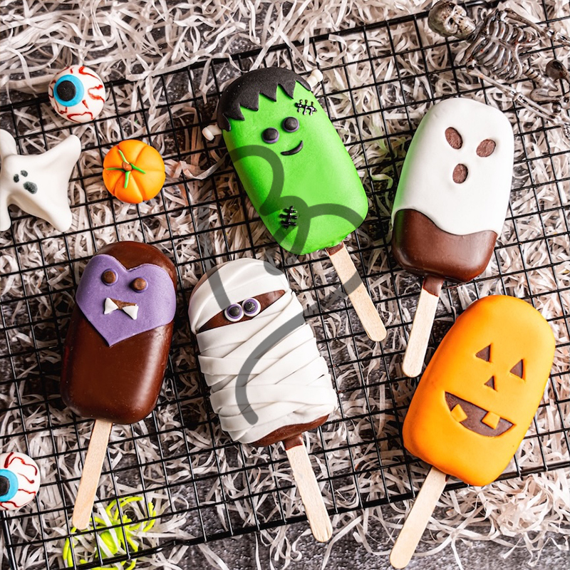 Halloween Cakesicles