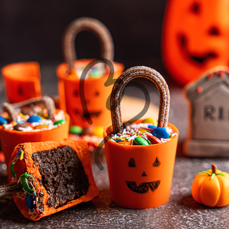 Trick or Treat Buckets: Pack of 2