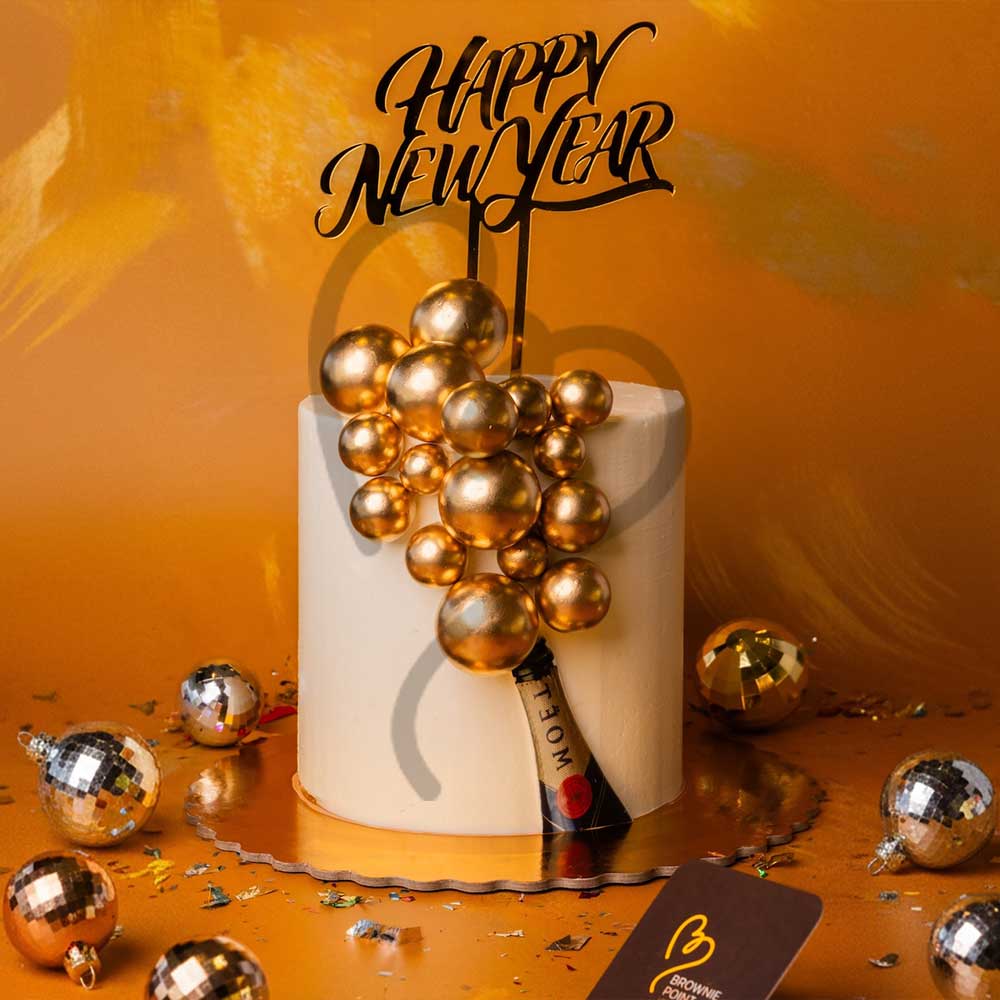 NYE BUBBLY CAKE