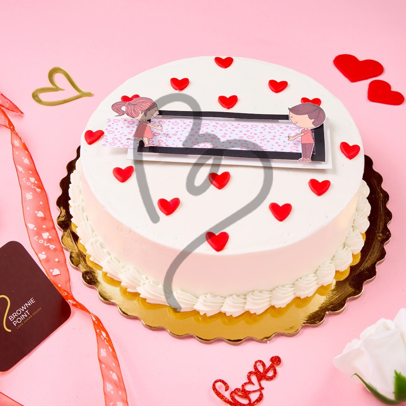 Valentine Slide Cake