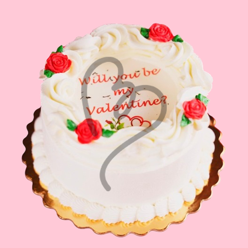 Valentine Burn Cake