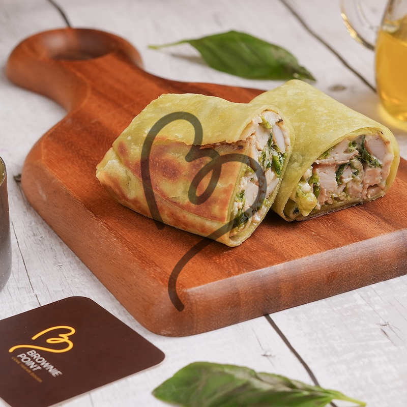 Chicken Ceasar Spinach Wrap