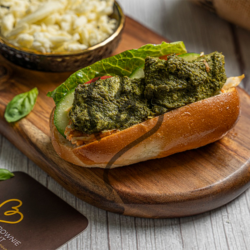 Chicken Haryali Tikka Roll