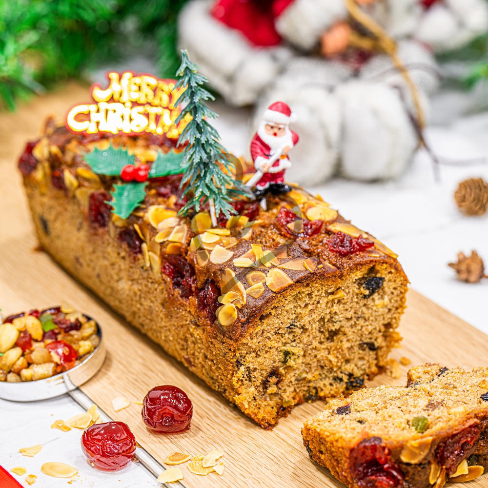 Golden Cherry & Almond Fruit Cake