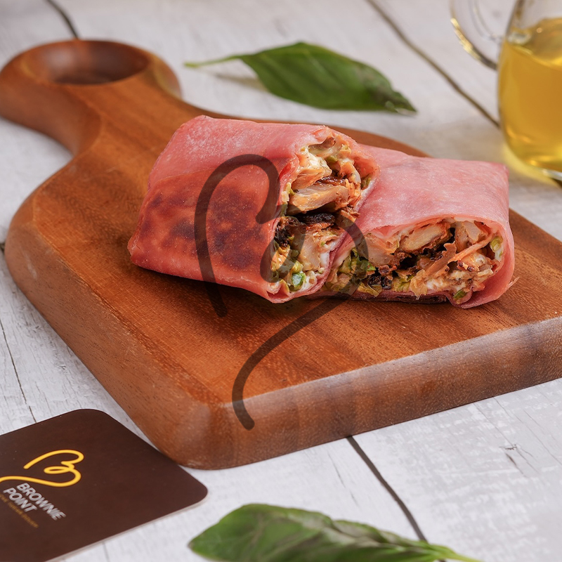 Grilled Chicken Beetroot Wrap