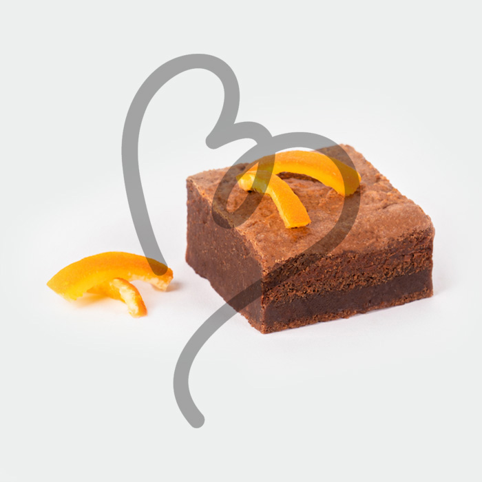 Orange Kissed Brownie