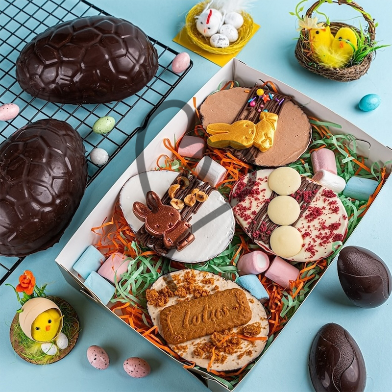 Chocolate Easter Egg Cheesecakes